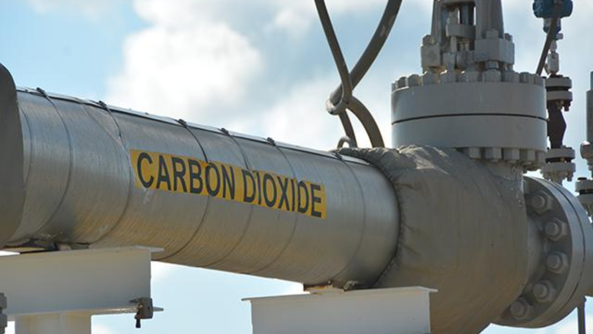 Carbon dioxide pipeline infrastructure used for CO2 transport